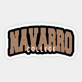 Navarro College V.1 Sticker